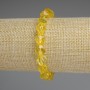 Bracelet Citrine facets, diameter 9x8mm, length 18cm, stretchy