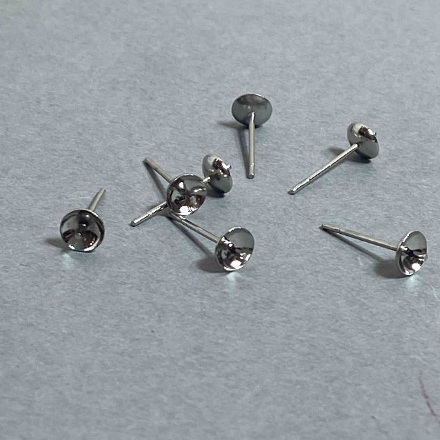 Earring Findings, 15x5mm ± packaged 30 pcs