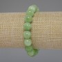 Bracelet Chrysoprase Olivine Smooth Ball, diameter 10mm±, length 18cm stretch