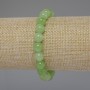 Chrysoprase Olivine Bracelet Smooth Round Beads, 8mm diameter, 18cm length stretchy