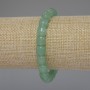 Jade Cylinder Bracelet, 8x8 mm diameter, 18 cm length (stretch)