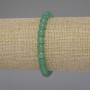 Jade Bracelet Smooth Bead, 6.5 mm diameter, 18 cm length stretchy