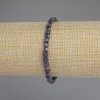 Sapphire Bracelet Bead-cut Cube, 4x4mm diameter, length 18cm +/-