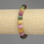 Turquoise? Wait: actually Turmalin is Tourmaline. So: Bracelet Tourmaline Beaded Rondelle, diameter 10x8mm, length 18cm, stretchy