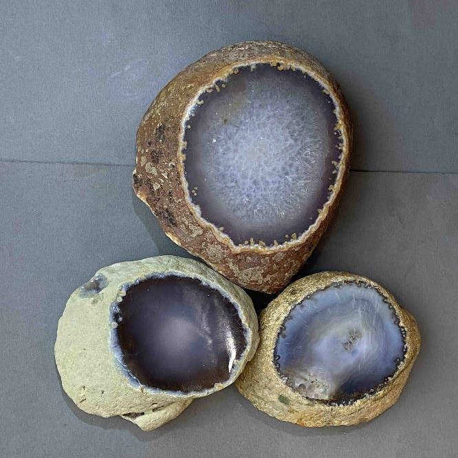 Souvenir Slab of Smoky Agate, natural, by piece (price per 1 pc), weight from 300g