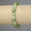 Chrysoprase Olivine Cube Bracelet, 8x8mm Cubes, Stretch 18 cm