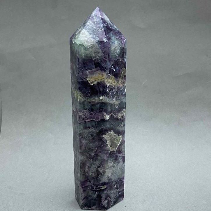 Souvenir Pencil Natural Fluorite 14x4 cm ± weight 365 g