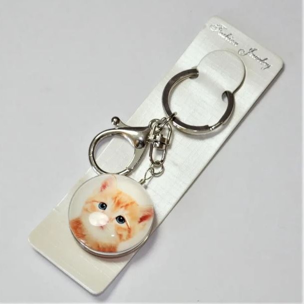 Keychain, diameter 3.5 cm, length 9 cm