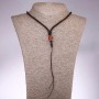Bead Cord with Carnelian Bead, 65 cm