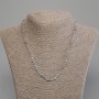 Labradorite Beads Faceted Cube, 4x4mm diameter, 45cm length +/- with clasp