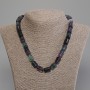 Fluorite Necklace with Triangular Beads, 14x10x10x10 mm, length 50 cm, with clasp