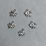 CLEARANCE! Packaging 0.5 kg Findings Pendant Lion plastic color dark silver, sizes 16x16x3mm± hole diameter about 2.3mm