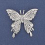Brooch Butterfly Silver Metal 45×42mm+