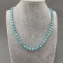 Amazonite Beads Smooth Round 6mm Diameter +-, Length 45cm+- with Clasp