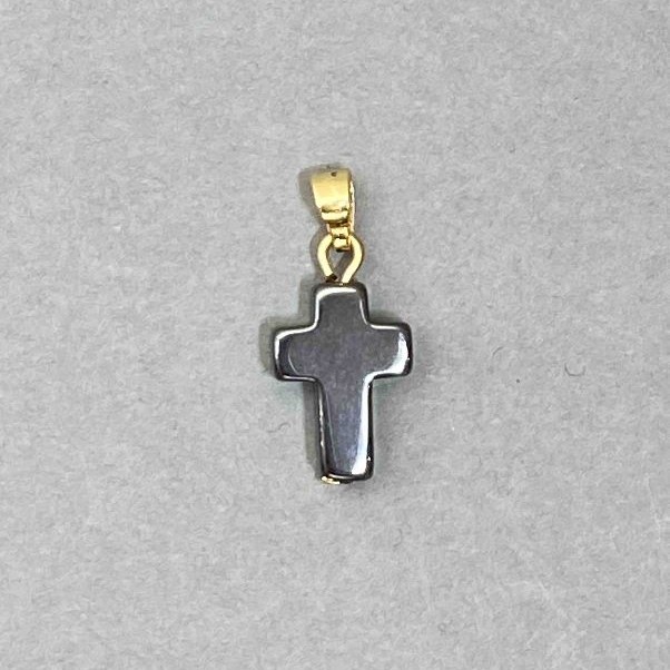 Hemati t Cross Pendant 21×10 mm+