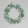 Emerald Beads Faceted Cube 4x4mm, 39cm on Thread
