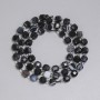 Agate Beads, Faceted Cubes 5x5mm, 3mm Seed Beads, 38cm Necklace Length