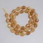 Citrine Beads Faceted Rice Beads 8x6.5mm+-, Beads 3mm+- on Thread, Length 37cm+-