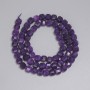 Sugilite Beads Faceted Cube 5x5mm, 38cm length on thread