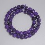 Sugilite Beads Faceted Cube 8.5x8.5mm, 37 cm string