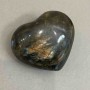 Labadorite Heart-Shaped Stone, 57x49x28 mm ±, weight from 106 g