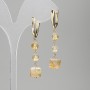 Citrine Faceted Round Bead 6mm+- Cylindrical 9×6mm+-, total length 46mm+-