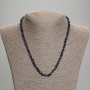 Sodalite Beads Faceted Cube, diameter 4.5×4, 55mm+-, length 45mm+- with clasp