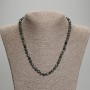 Ocean Jasper Faceted Cube Bead Necklace, 5x5 mm diameter cubes, 45 cm length, with clasp