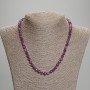 Turmaline Beads Faceted Cube, 5x5mm diameter, 45mm length with clasp