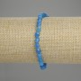 Apatite Beaded Bracelet 6x5 mm, 18 cm length