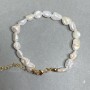 Bracelet Baroque Pearls 8-12×8-8, 5mm+-, length 18cm +5cm extender chain