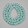 Amazonite Beads Sphere, 6.5mm diameter, 38cm long on thread