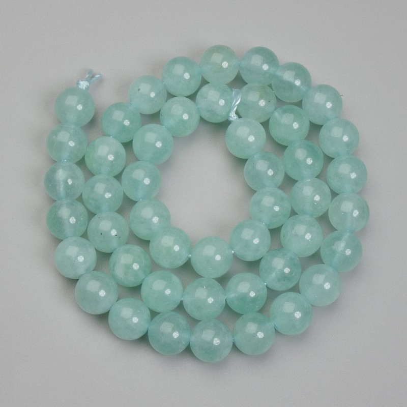 Amazonite Beads Sphere, 8mm diameter, length 37cm, on thread