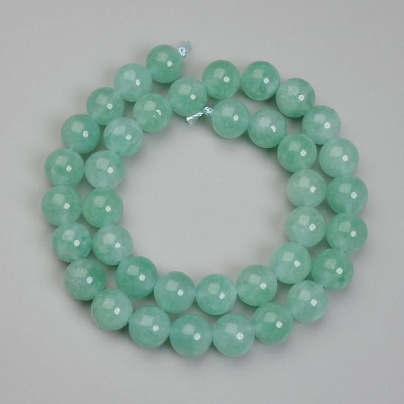 Amazonite Beads Sphere, 10mm diameter, 38cm length on thread