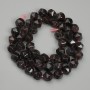 Garnet Beads - Multi-faceted, 8mm diameter, 38cm length