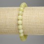 Bracelet Citrine (loose) smooth beads, diameter 7.5mm±, length 18cm± stretch