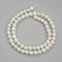 Freshwater Pearls Beads, diameter 6x6, 5-7mm ± on a thread, length 36cm+