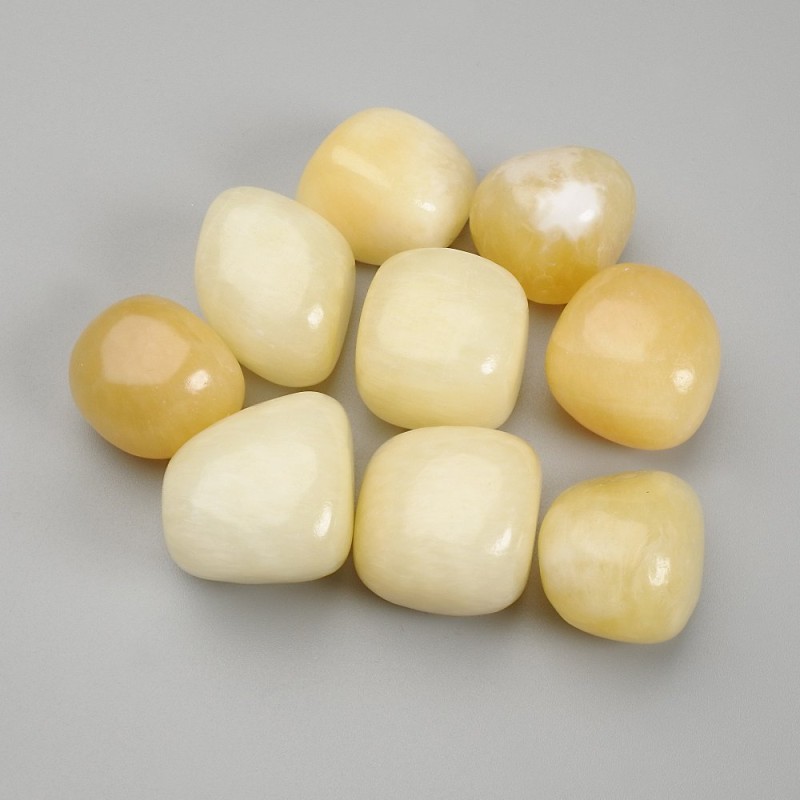 Natural Stone Onyx Yellow Tumbled Raw Nuggets without Hole 15-21x16-18mm+- (per 100g+-)