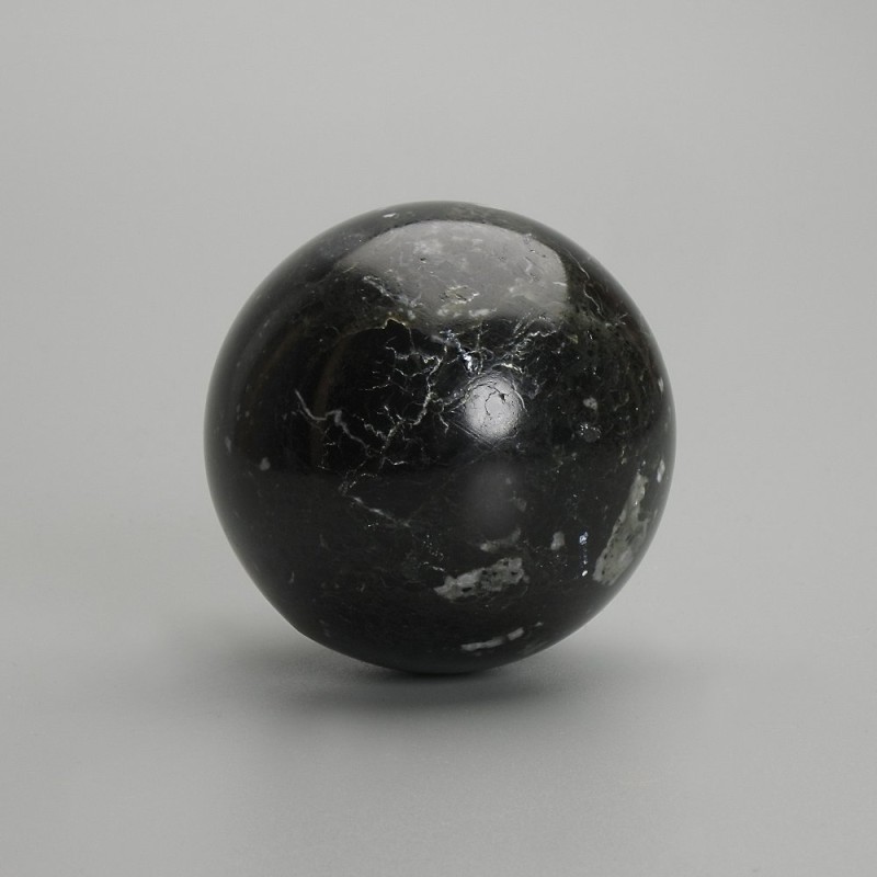 Souvenir sphere made of natural stone Wood Agate, diameter 50mm+