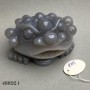 Souvenir Statue of Chan Chu Money Frog from Smoky Quartz 70x68x58mm±, weight 262 g