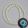 Onyx Beads Turquoise Glow Smooth Round 6mm +-, length 37cm+- on a thread