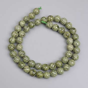 Tiger's Eye Beads Smooth Round 8mm +-, length 39cm+- on thread