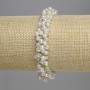 Hair Band with White Beads 4mm+