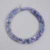 Sodalite Cubic Beads, 4.5×4.5 mm, on a thread, length 39 cm+