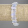 Moonstone Bracelet Faceted Link 15x10mm +-, length 18cm+-, stretch