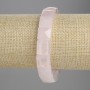 Bracelet Pink Quartz Faceted Chain 12x12mm+-, length 18cm+- stretch