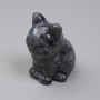 Souvenir Cat statue with Larvikite 40x30x23 mm +