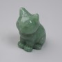 Souvenir Cat Figurine Jade 40×30×23 mm+