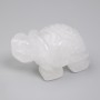 Turtle figurine made of mountain crystal 70x40x35 mm+