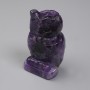Souvenir Owl Figurine Made of Amethyst 52x33x25 mm+